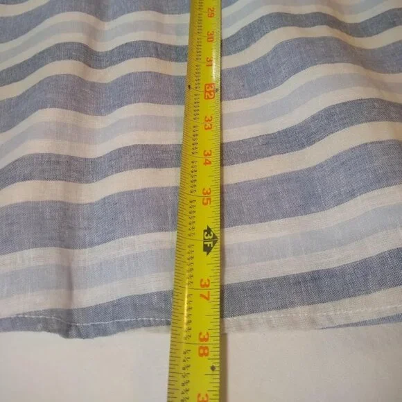 BeachLunchLounge Collection L A-line striped dress pastel white/light blue - Picture 9 of 13